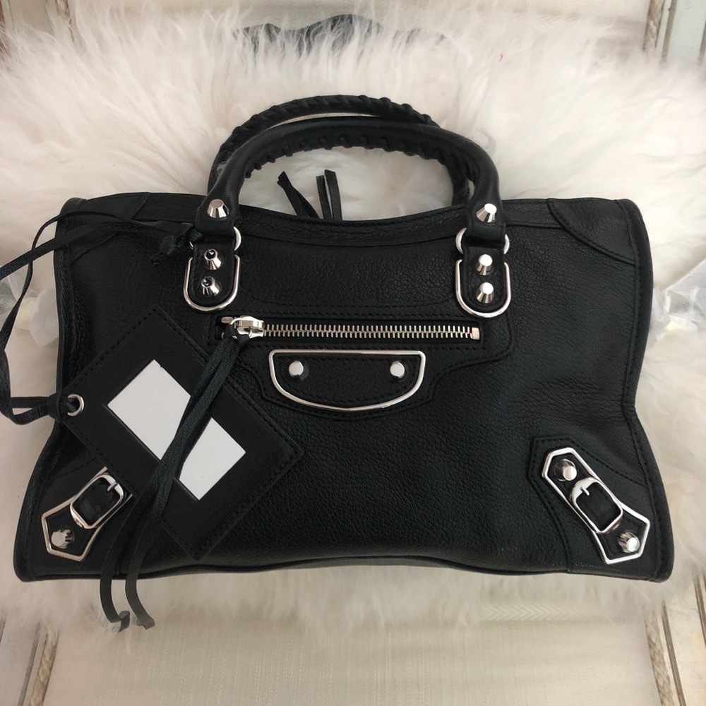 ❗️SOLD❗️🎉HP🎉Balenciaga Metallic Edge City Chevre - Picture 9 of 16